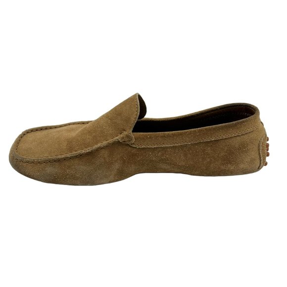 TOD\'S Men\'s Gommino Driving Shoes in Nubuck Suede Loafers Brown Tan US 9.5 main image 7